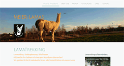 Desktop Screenshot of meier-lamas.ch